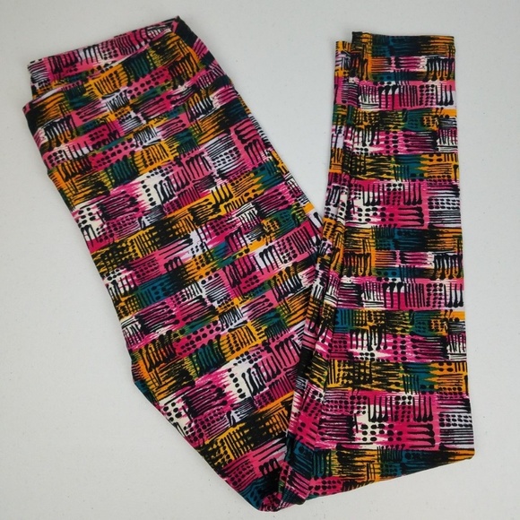 Lularoe TC Legging Women Plus Tall Curvy Pink NWOT - Picture 1 of 6